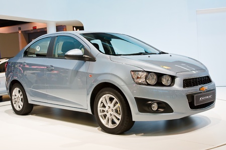 BANGKOK, THAILAND- MARCH 28  Chevrolet  on display at The 33th Bangkok International Motorshow 2012 at Impact on March 28, 2012 in Bangkok,Thailandのeditorial素材