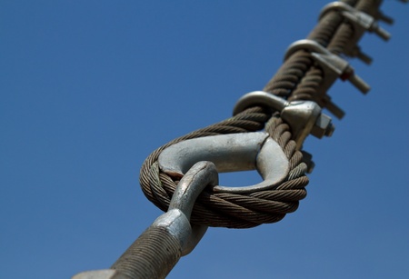 Wire rope bridges.