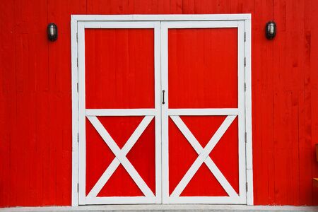 red wood backgroundの写真素材