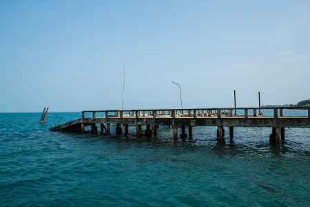 Koh Chang Ferry Pierの写真素材