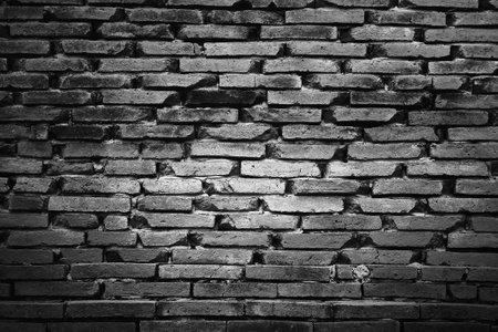Old grunge brick wallの写真素材