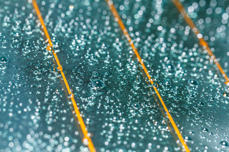 Water drops on glass