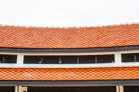 Red tile roofs
