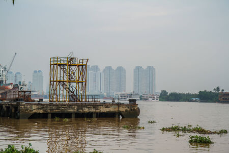 Port of Ho Chi Minh City.のeditorial素材