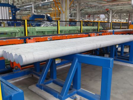 Aluminum rodsの写真素材