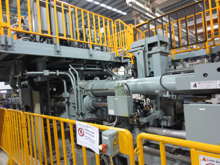 Extrusion aluminium machineの写真素材