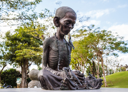 BANGKOK - DECEMBER 6: art exhibit his Kho Yai art  Museum in Bangkok on December 6, 2014 in Bangkok.のeditorial素材