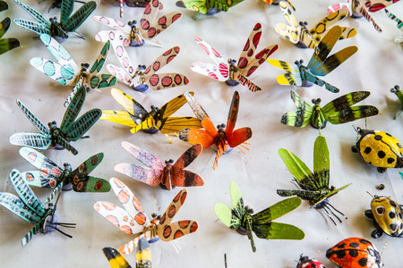 Handmade dragonflyの写真素材