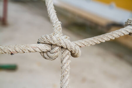 Rope knotted.の写真素材