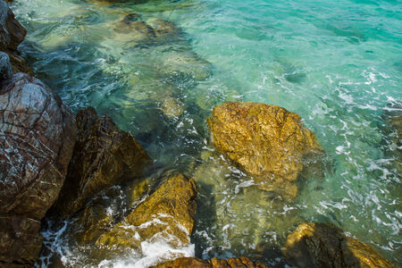 pattaya beach in Koh Larn,Thailandの写真素材