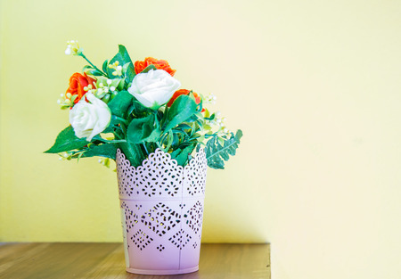 Bouquet of flowers on the table