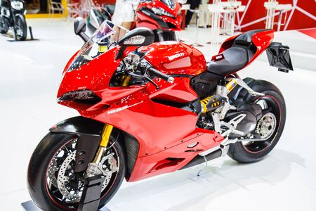 Bangkok, Thailand - April 4, 2015: Ducati car shows in 36 Bangkok International Motor Show on April...