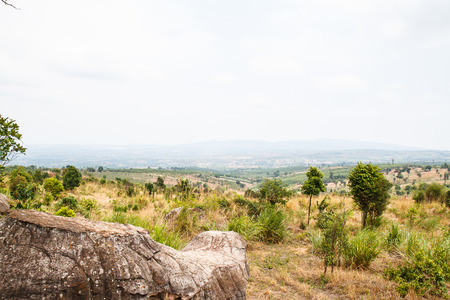 Mountain Thailand droughtの写真素材