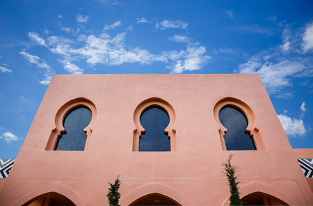 Sky in the mirror backgroundの写真素材