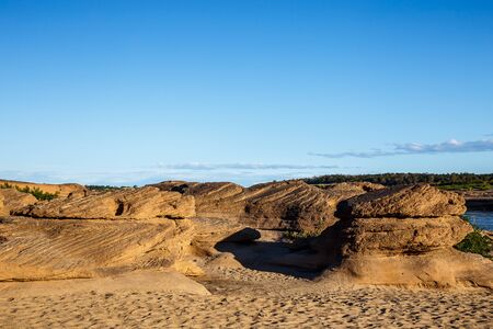 Sam Pan Bok in Mae Kong river. Ubonratchathani Province ,Thailandの写真素材