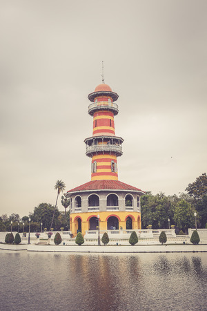 Bang Pa-in Palace, Imperial Palace, also known as the Summer Palace is beautiful, and is one of Thailand's major tourist attractions.のeditorial素材