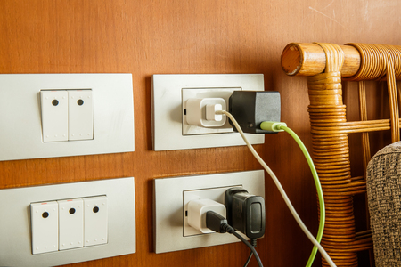 Plug the battery charger.