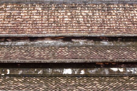 Old roof Temple texture and background
