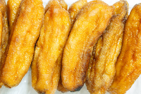 Banana bake Honey in boxの写真素材