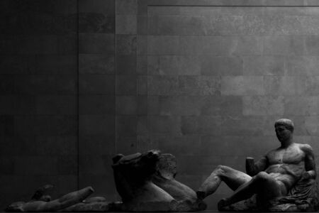 Statues at museumのeditorial素材