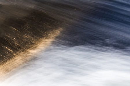 Water in movement, water motion blurの写真素材