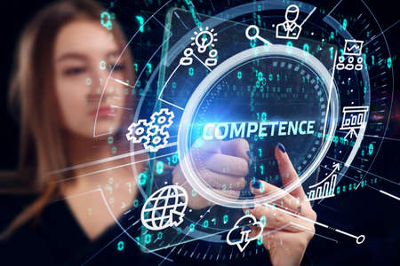 Business, Technology, Internet and network concept. Competence Skill Personal development.の写真素材