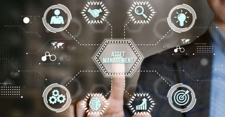 Internet, business, Technology and network concept. Asset management.の写真素材