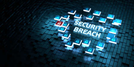 Cyber security data protection business technology privacy concept.
