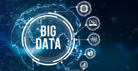 Internet, business, Technology and network concept. Cyber security data protection business technology privacy concept.の写真素材