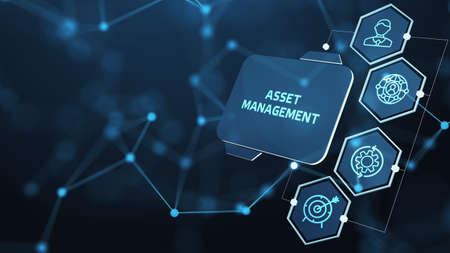 Asset management. Business, Technology, Internet and network concept.