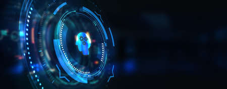 Business, Technology, Internet and network concept. E-learning education. Internet technology...
