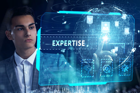 Technology, Internet and network concept. Expertise business consulting concept.の写真素材