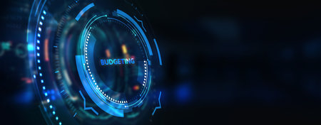 Budget capital finance economy investment money concept. budgeting. 3d illustrationの写真素材