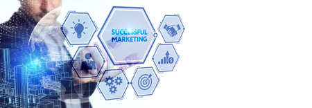 Successful Marketing Plan. Business, Technology, Internet and network concept.の写真素材