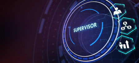 Professional IT Engineers. supervisor manager. 3d illustrationの写真素材