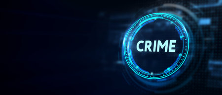 The concept of a cyber attack on a computer network. Cyber crime and internet privacy hacking. 3d illustrationの写真素材