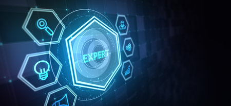 Expertise, expert, consulting, knowledge, advice. 3d illustrationの写真素材