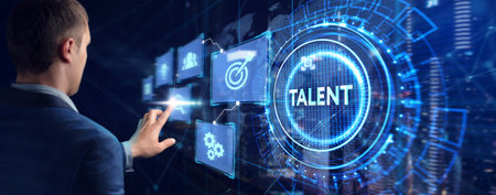 Open your talent and potential. Talented human resources - company success.の写真素材
