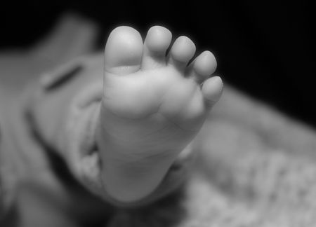 Baby Footの写真素材