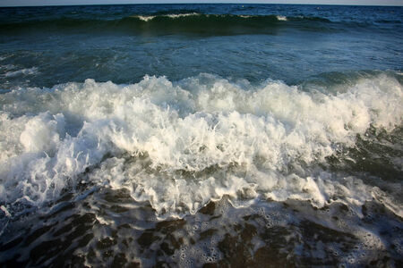 Close up of sea waves 