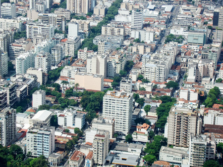 A view of cityscape of Botafogo neighborhood in Rio de Janeiro, Brazil の写真素材