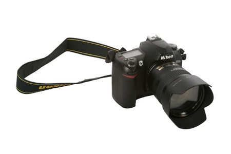 ZAGREB, CROATIA - MARCH 1, 2006: Nikon D70s a digital single lens reflex camera with the Nikon...