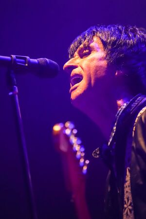 Zagreb, Croatia - 24th June, 2019 : Johnny Marr english musician, songwriter and singer performs on the 14th INmusic festival located on the lake Jarun in Zagreb, Croatia.のeditorial素材