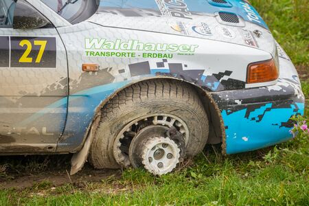 Sveta Nedjelja, Croatia - November 24, 2019. 10th Rally Show Santa Domenica. Markus Stockinger and...