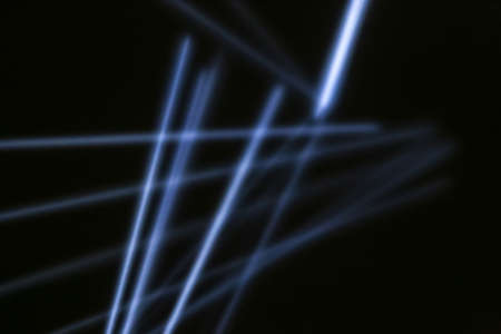 Rays of light in the sky during night.の写真素材