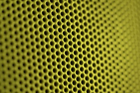 Close up of a green gridの写真素材