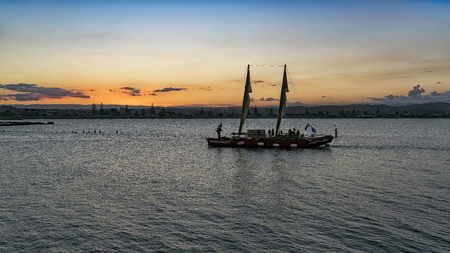 Maori Canoe - Wakaのeditorial素材