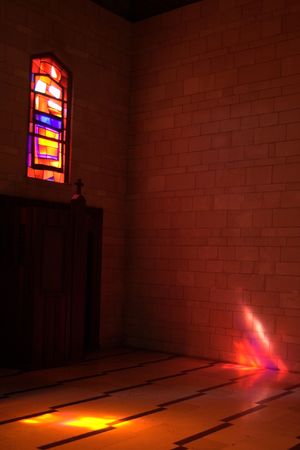 holly church in nazarethの写真素材