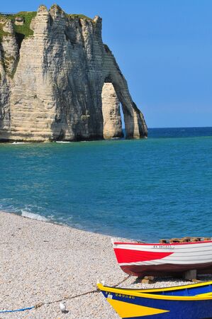 etretat ,franceの写真素材