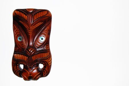 maori mask from new zealandの写真素材